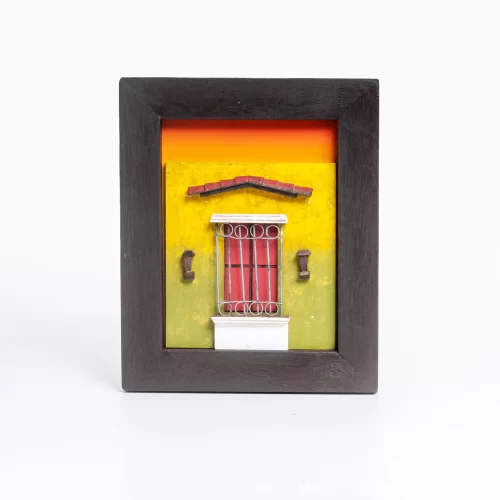 Handmade Wooden Facade Wall Art 4